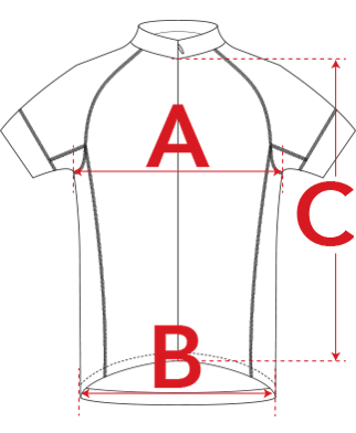 Men’s Sizing – Fondo Jersey – North 48 Bicycles