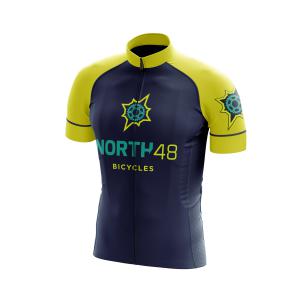 Short Sleeved North 48 Bicycles Jersey